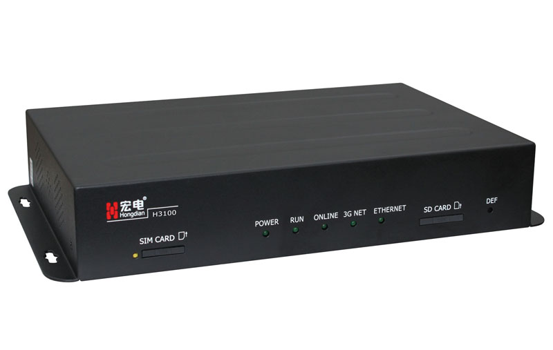 宏电H3100单路视频解码服务器