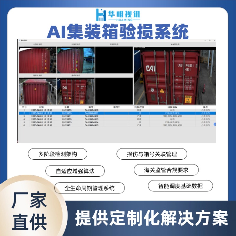 集装箱残损识别系统助力港口运输降本增效