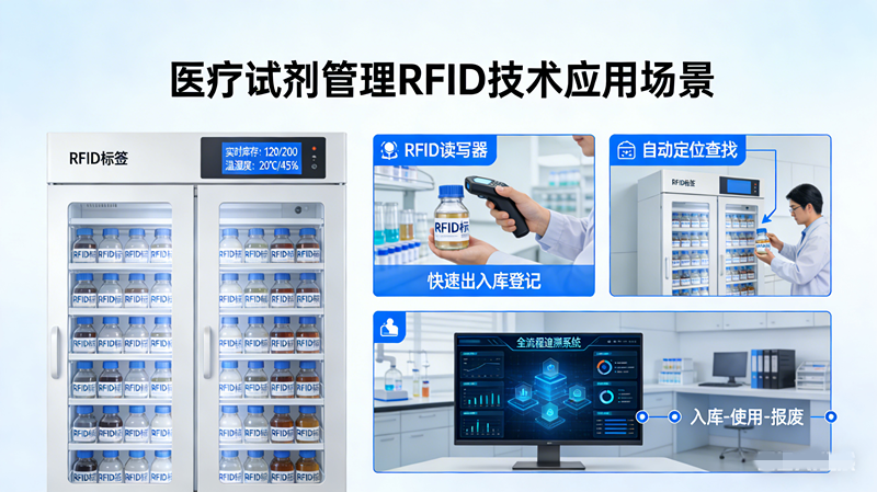 RFID技术重构医疗试剂管理：从“人工时代”到“智能时代”的跨越